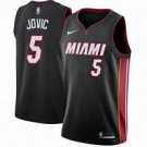 Men's & Youth Miami Heat 5 Nikola Jovic icon Jersey black