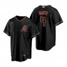 Men's & Youth Diamondbacks #4 Ketel Marte cool Base Jersey Black