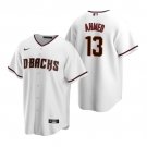 Men's & Youth Diamondbacks #13 Nick Ahmed cool Base Jersey White