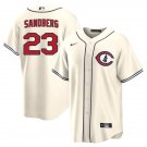 Men's Youth CHC Ryne Sandberg Field of Dreams Jersey Cream Stitched Replica