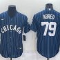 Men's CWS #79 Jose Abreu Navy Cool Base Stitched Jersey