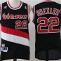 Men's Blazers 22# Clyde Drexler classic Basketball Jersey Black Throwback