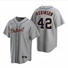 Men's Womens Youth DET #42 Jackie Robinson Cool Jersey Grey