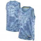 Men's 2023 Grizzlies #12 Ja Morant MVP Basketball Jersey Light Blue