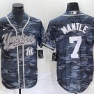 Men's 2023 NYY Mickey Mantle Player Jersey navy camo