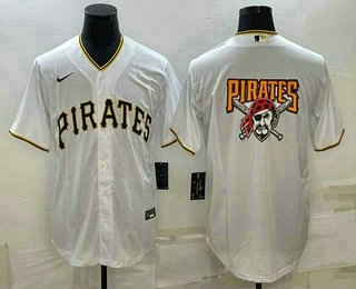 Men's PIT Big Logo White Stitched Cool Player Jersey