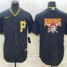 Men's PIT Blank Big Logo Black Stitched Cool Player Jersey
