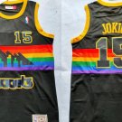 Men's Denver Nuggets #15 Nikola Jokic City Stitched Jersey Black