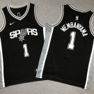 Kids Youth San Antonio Spurs #1 Victor Wembanyama Black Stitched Jersey
