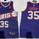 Men's 2024 Phoenix Suns #35 Kevin Durant Stitched Jersey Purple