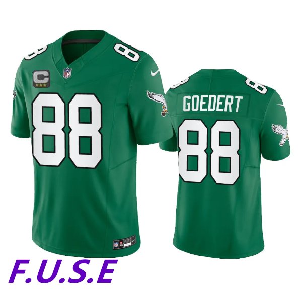 Dallas Goedert Black Name & Number Logo - #88 Football