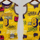 Men's Mitchell & Ness Lakers #8 Kobe Bryant Swingman Hot Press Jersey