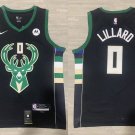 Men's & Kids Milwaukee Bucks #0 Damian Lillard Basketball Stitched Jersey Black