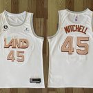 Men's Cavaliers #45 Donovan Mitchell City Basketball Stitched Jersey White