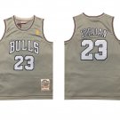 Men's Chicago Bulls #23 Michael Jordan Basketball Jersey Gray Classic Edition