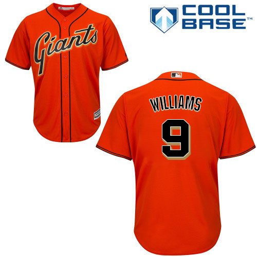 Any Size SFG #9 Matt Williams Cool Player Jersey Orange