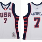 Men's Team USA #7 Sheryl Swoopes White 2024 Stitched Jersey
