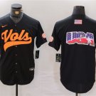 Mens Tennessee Volunteers Jointly USA Flag Cool Player Jersey Black