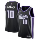Men's Sacramento Kings #10 DeMar DeRozan Black Icon Edition Swingman Stitched Jersey