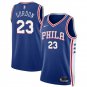 Men's Philadelphia 76ers #23 Eric Gordon Royal Icon Edition Stitched Jersey