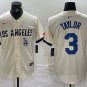 Men's LAD #3 Chris Taylor Cream City Stitched Player Jersey