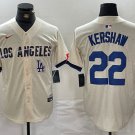 Men's LAD #22 Clayton Kershaw Cream City Stitched Player Jersey