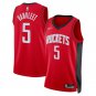 Men's Youth Houston #5 Fred VanVleet Red 2024 Draft Icon Edition Stitched Jersey