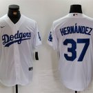 Any Size LAD #37 Teoscar Hernandez White 2024 Home Stitched Player Jersey