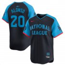 Any Size National League #20 Pete Alonso Navy 2024 All-Star Stitched Player Jersey