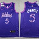Men's & Youth #5 Anthony Edwards Minnesota Timberwolves City Jersey Purple