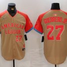Men's TOR #27 Vladimir Guerrero Jr Number Cream 2024 All Star Jersey