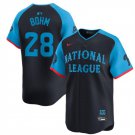 Any Size Phillies #28 Alec Bohm National League Navy 2024 All-Star Game Jersey