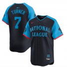 Any Size Phillies #7 Trea Turner National League Navy 2024 All-Star Game Jersey