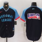 Any Size National League Navy 2024 All-Star Big Logo USA Stitched Player Jersey