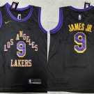 Men's Youth Los Angeles Lakers #9 Bronny James Jr. Black 2024 City Edition Jersey