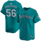 All Size SEA #56 Randy Arozarena Aqua Stitched Player Jersey