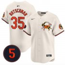 Men's BAL #35 Adley Rutschman Cream With Patch Vapor Premier Jersey