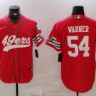 Men's San Francisco 49ers #54 Fred Warner Red Mexico Cool Base Stitched Jersey