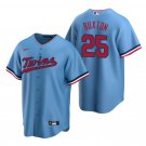 Any Size MIN #25 Byron Buxton Blue Cool Base Stitched Jersey
