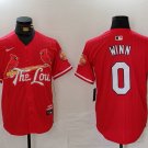 St Louis Cardinals #0 Masyn Winn Red 2024 City Connect Limited Stitched Jersey