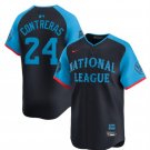 Any Size Brewers #24 William Contreras National League Navy 2024 All-Star Game Jersey