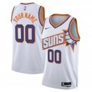 Mens Youth Phoenix Suns Custom 2023-24 White Association Edition Jersey