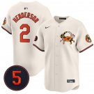 Men's BAL #2 Gunnar Henderson Cream With Patch Vapor Premier Jersey