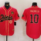 Men's Kansas City Chiefs #10 Isiah Pacheco Red Stitched Cool Player Jersey