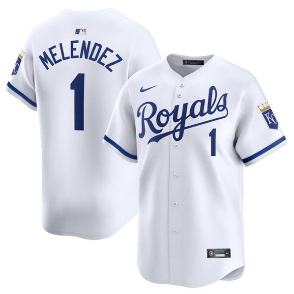 Any Size KCR #1 MJ Melendez White 2024 Home Limited Stitched Player Jersey
