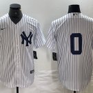 Men's New York Yankees #0 Marcus Stroman No Name White Cool Base Stitched Jersey