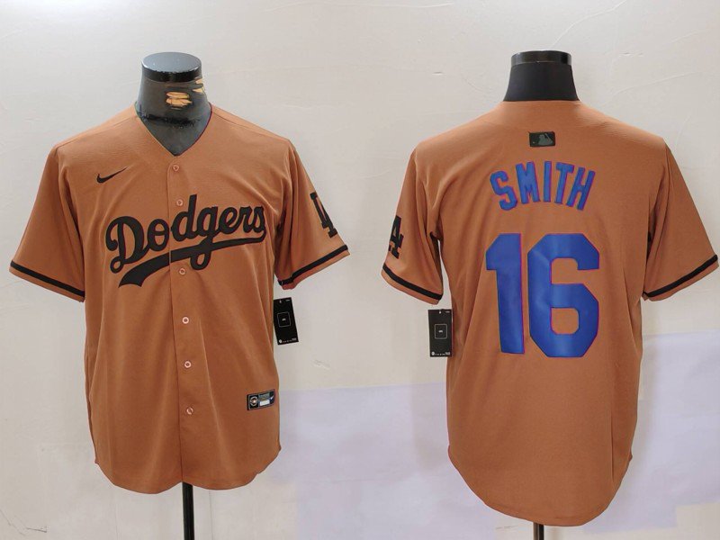 Men's LAD #16 Will Smith Olive Cool Base Limited Stitched Jersey
