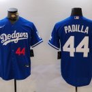 Men's LAD #44 Vicente Padilla Number Blue Cool Base Stitched Jersey