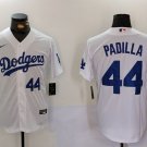 Men's LAD #44 Vicente Padilla Number White Cool Base Stitched Jersey