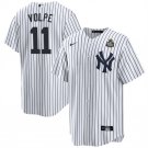 Men's New York Yankees #11 Anthony Volpe White 2024 World Series Jerseys